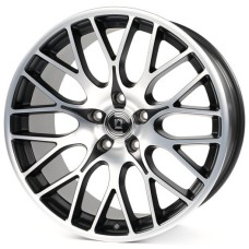 DIEWE FINA 22x10.0 5x112 66.6 BLACK POLISHED